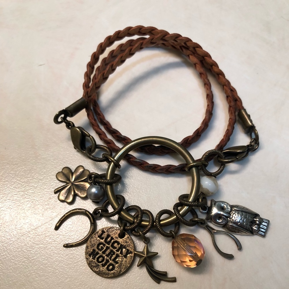 Wrap lucky charm bracelet